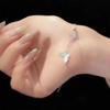 Elegant Dancing Zircon Butterfly Bracelet - Light Luxury Women's Hand Jewelry