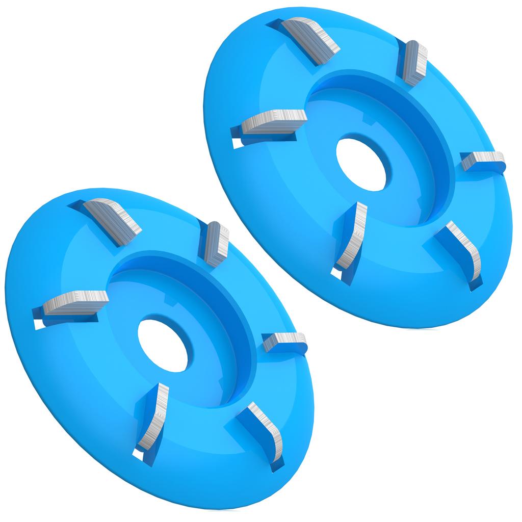 6 Tanden Hout Turbo Snijschijf Hout Slijpschijf 5/8" 7/8" 22mm Arbor Bus Turbo Theeblad voor Houtsnijden Vormgeven
