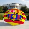 1 PC Automatic Folding Umbrella-Barcelona Football Club Pattern, Portable & Foldable Design with 8 Ribs, Christmas Birthday Gifts