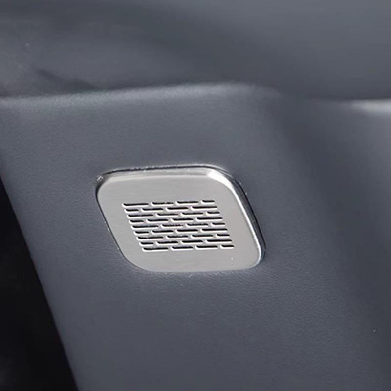 

Для BYD Leopard 8 Denza B8 2025+ Наклейка на крышку динамика из нержавеющей стали Защита от царапин Внутренняя крышка Автоаксессуары