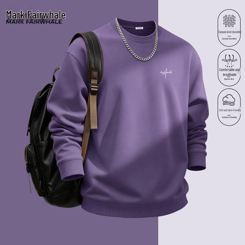 Mark Fairwhale Men's Loose Fit Crewneck Sweatshirt