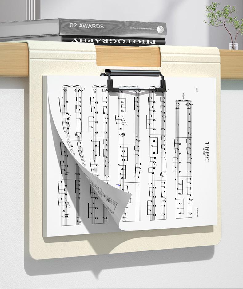 A4 Double Clip Folder for Documents and Resume Storage