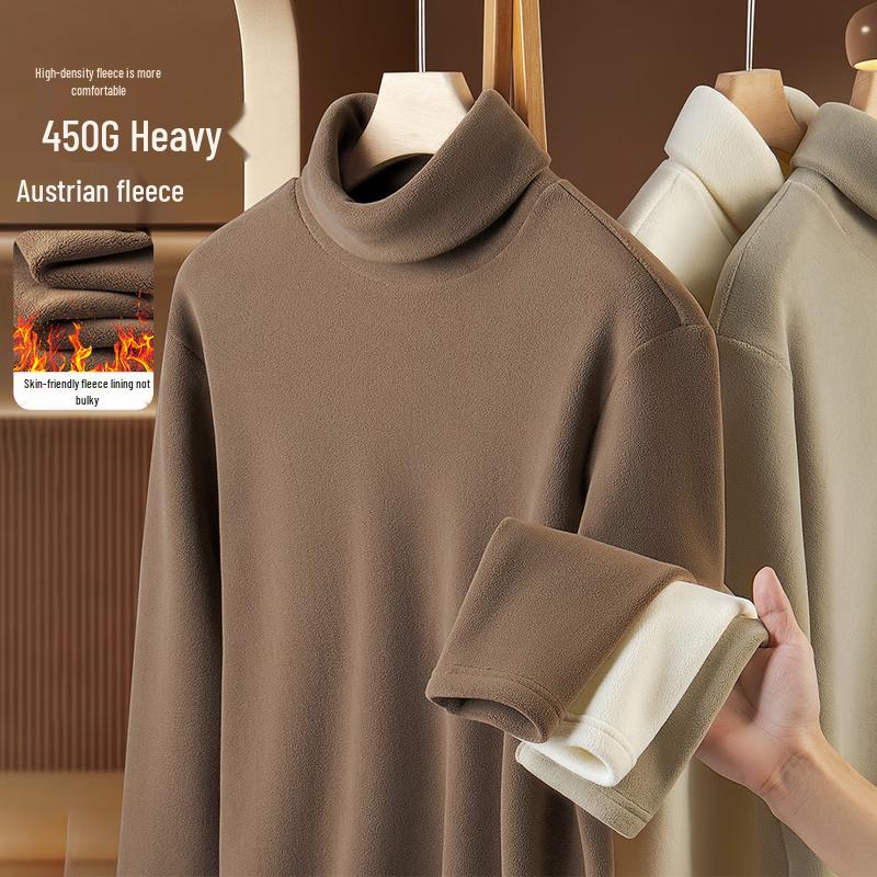 Men's Heavyweight Thermal High-Neck Base Layer Top