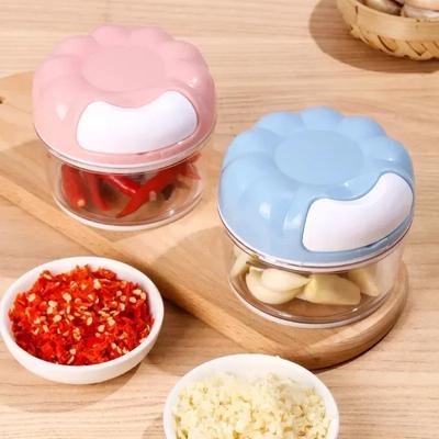 Kitchen Gadget Mini sekáček na česnek Cibule na česnek ruční drtič Multifunkční mlýnek na maso na česnek Pomocný stroj na potraviny