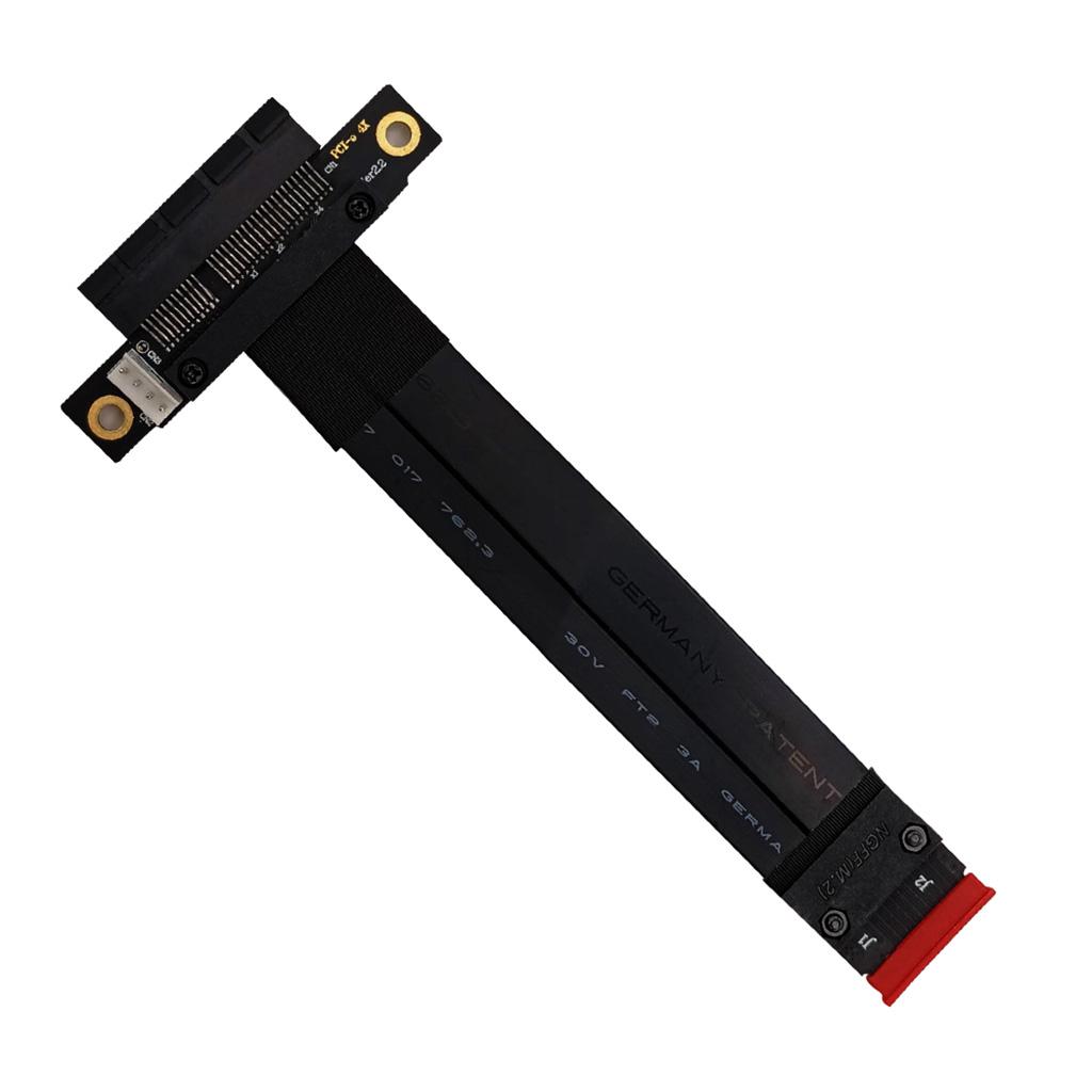 Riser PCIe x4 3.0 PCI-E 4x To for M.2 NVMe for M for Key 2280 Riser Card Gen3.0 Cable M2 Key-M PCI-Express Extension Cor