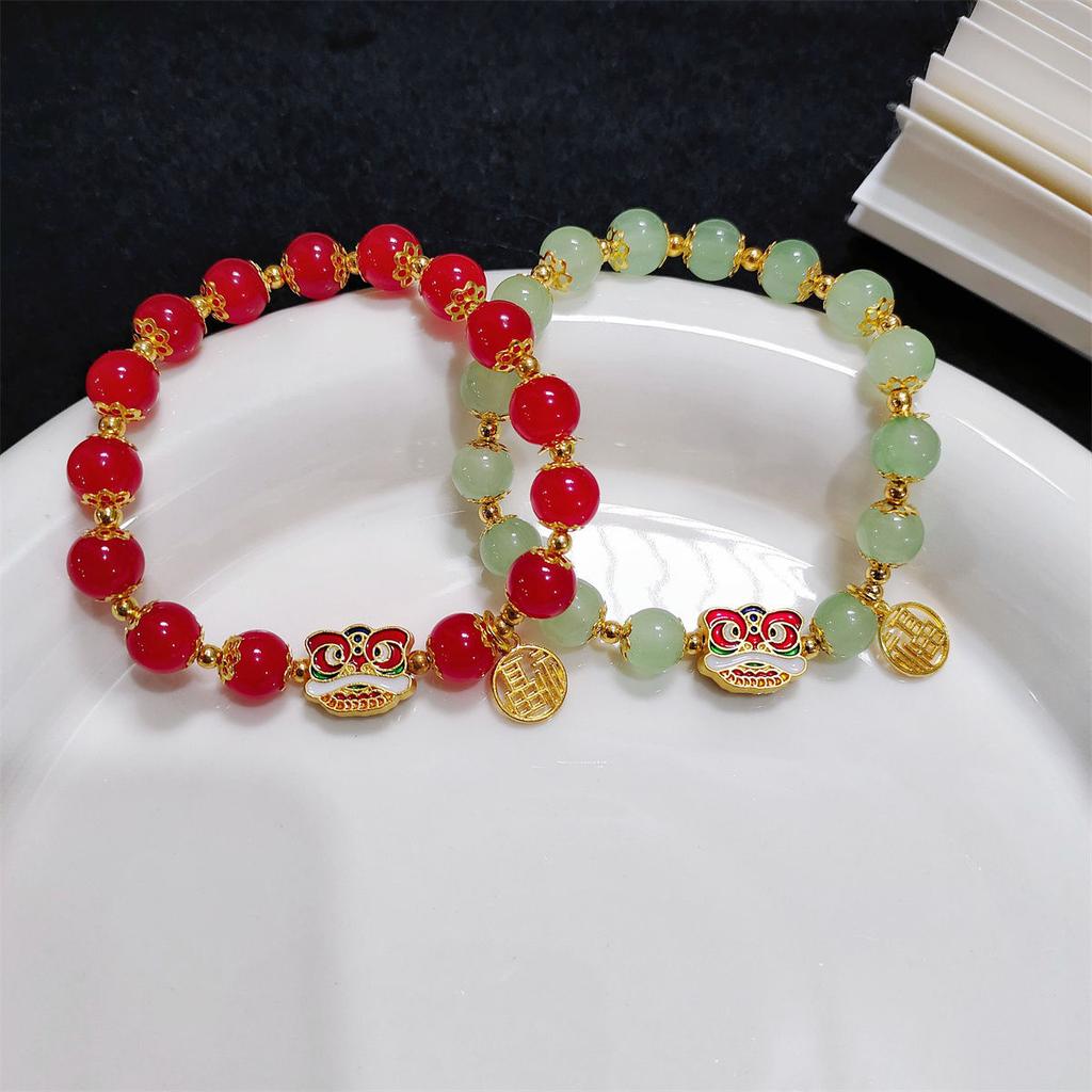Lion Dance Fu Brand Bracelet Female Simple Versatile Advanced Student Bracelet Free