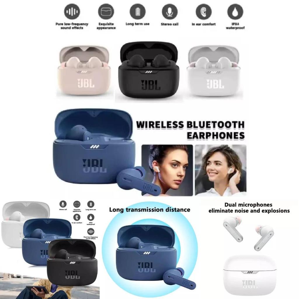 Bezprzewodowe słuchawki Bluetooth JBL T230NC TWS z redukcją szumów i wodoodpornością
