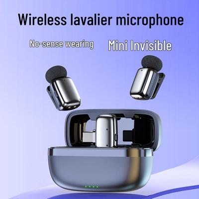 Kabelloses Ansteckmikrofon für Smart Streaming & Mobile Videos - Geräuschreduzierung, Tonaufnahme Mini-Mikrofon.