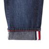 Long Hickory Indigo Blue [MIKI HOUSE] Pants, Pants, Trousers, Denim, Logo, Simple, Boys, Girls, Babies, Kids, Children's Clothing, 10-3205-490, 110cm,