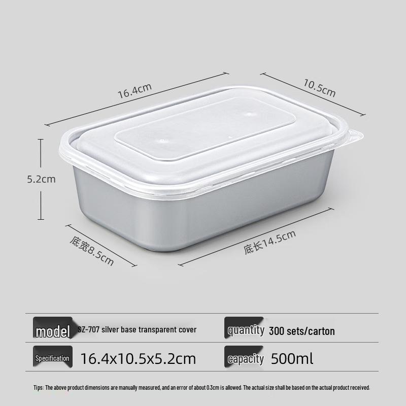 Disposable Rectangular Food Containers