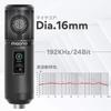 MAONO USB Microphone, Condenser Microphone, PC Microphone Set, 192KHZ24-BIT, Unidirectional, Touch Mute Button, Microphone Gain Adjustment Knob, USB