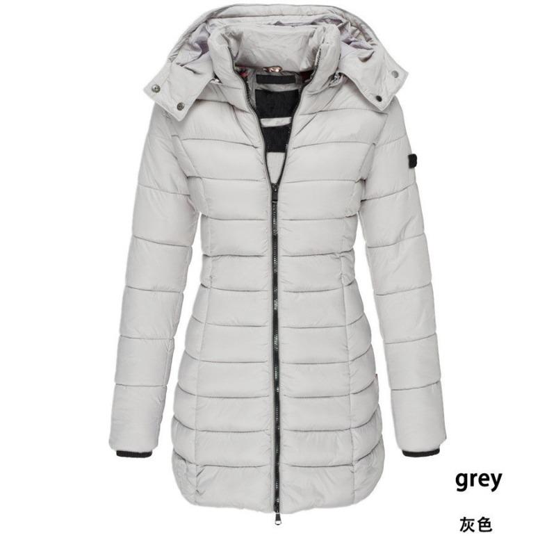 Winter women's cotton-padded clothes women's medium and long slim-fitting cotton-padded jackets, warm down cotton-padded clothes
