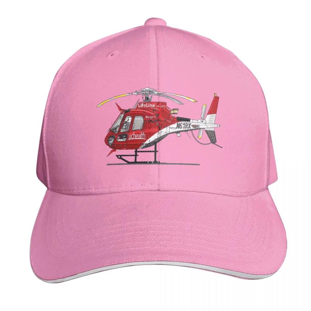 Airbus H125 Eurocopter AS350 B3 UCHealth LifeLine N61RX Baseballkappe Luxus Herrenhut Neuer Hut Wild Ball Hat Herren Damen