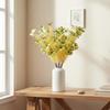 5PCS Artificial Flowers Bright Colors Lifelike Artificial Flowers Never Fade Reusable Fake Flowers for Home Living Room Bedroom