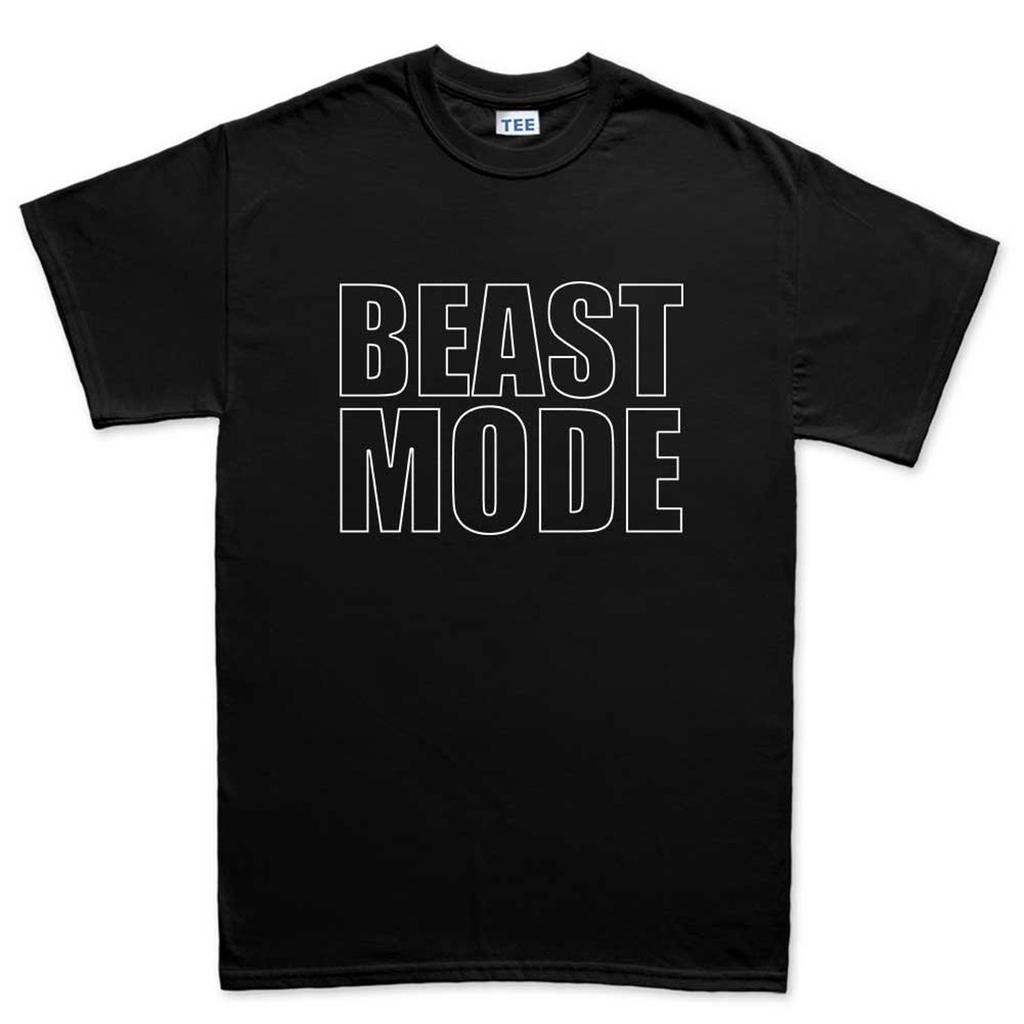 Beast Mode Fitness Graphic Tees for Men - Novelty Gym Shirt - Workout Gym Graphic T-Shirt - Motivational Gifts, Gym Lovers