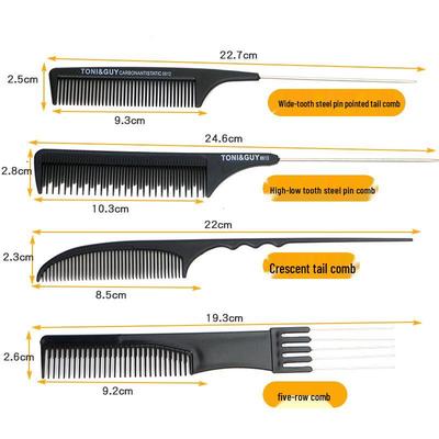 Peine de Nylon Doble Uso para Peluquería Tony & Guy: Peine para Desenredar, Peinar y Cardar
