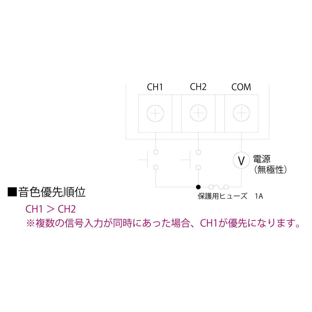 PATLITE Electronic Sound Alarm Signal Phone AC220V Standard Type BM-220