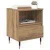 Nightstand 2 Pcs. Artisan Oak 40 x 35 x 50 cm Engineered Wood