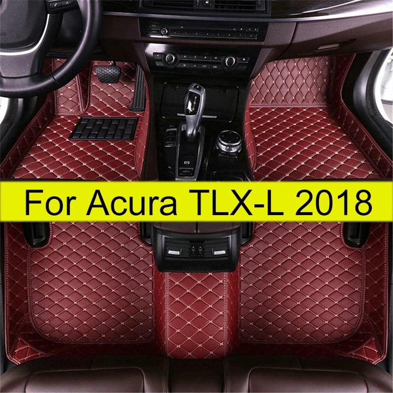 Car Floor Mats For Acura TLX-L 2018  Auto Foot Pads Automobile Carpet Cover Interior Accessories