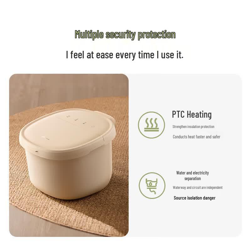 Bear Heated Foot Spa with Massage and Constant Temperature