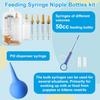 48 Pcs Puppy Kitten Whelping Kit Include 4 Puppy Feeding Tube, 6 Record Keeping Charts, 15 Whelping Collars, 15 Cord Clamps, 2 Gloves, Bulb