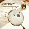 Fine Filter Strainer 304 Stainless Steel Wooden Handle Complementary Food Soybean Milk Filter Residue Spoon