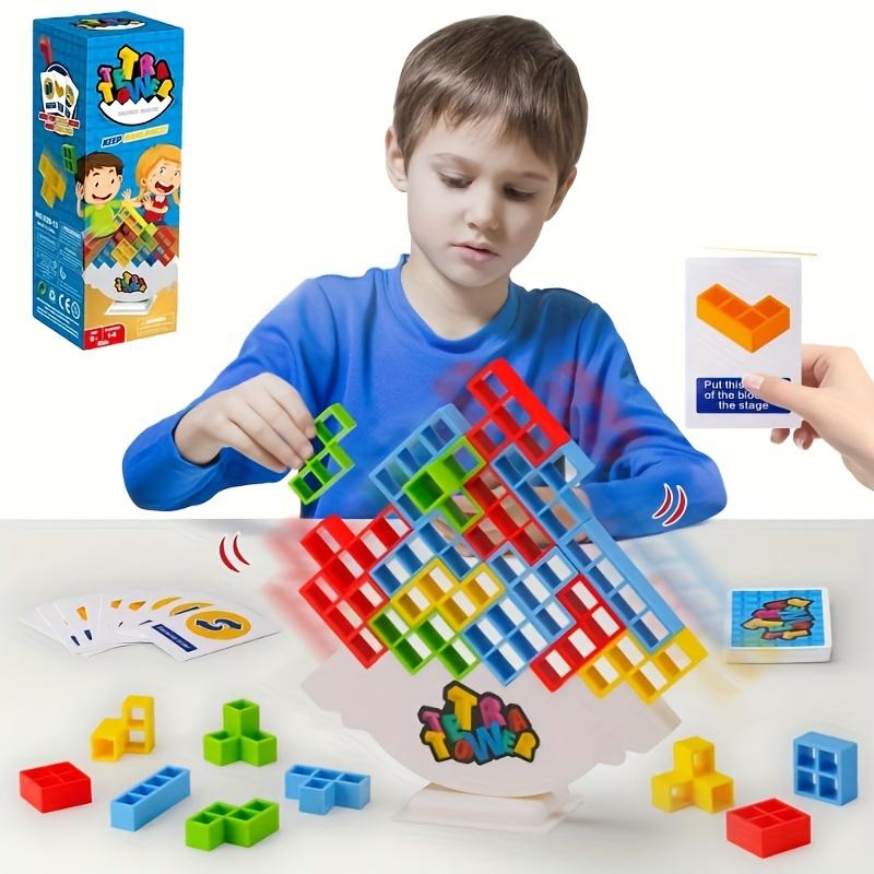 

48 Pcs-Enhance Cognitive Skills And Balance Control With The Cheapest Items Available: Friendly Interactive Balance Game - 3D Building Blocks