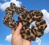 Leopard Print Scrunchies Hair Tie Hair Rope High Elasticity Elastic Hair Band Ponytail Holder Elegant Women Hair Accessories