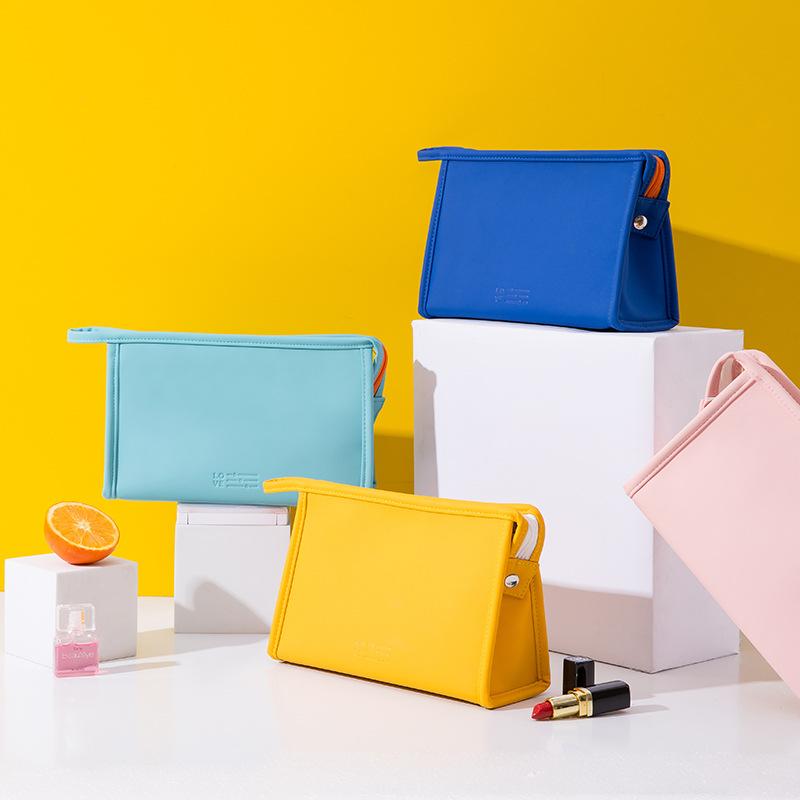 Simple Urban Stylish Design Large Capacity Makeup Bag Portable Pouch Storage