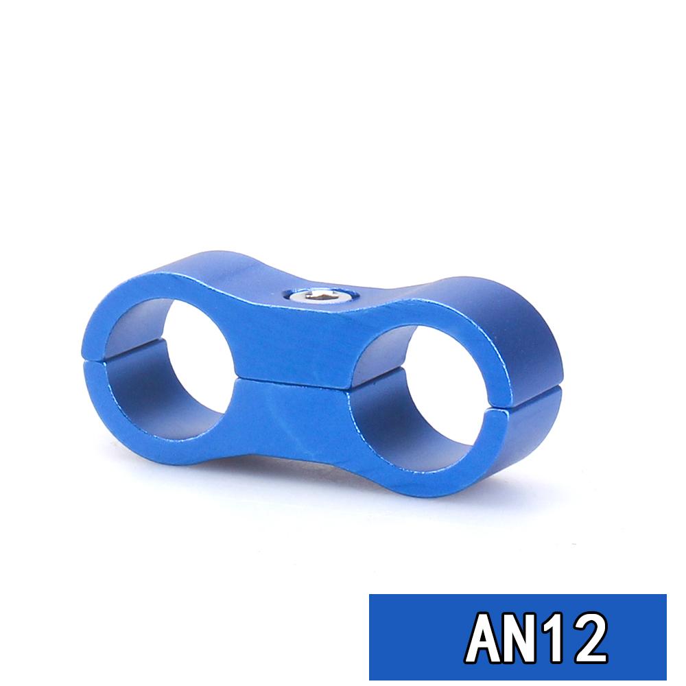 1 Stück Universell AN4 AN6 AN8 AN10 AN12 Billet Öl Kraftstoff Wasser Schlauch Rohr Trennwand Teiler Klemme Aluminium Leitungsseparator