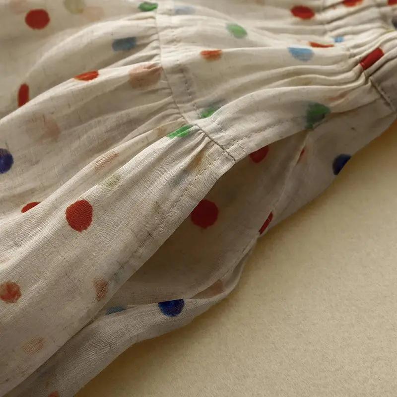 Spódnica dla Kobiet Codzienna Wszechstronna Elastyczna Wysoki Stan Długie Luźne Spodnie Duży Rozmiar Bawełniana Elastyczna Jednolity Kolor Spódnica