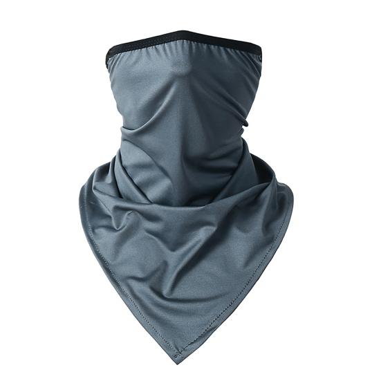 Sun Protection Guard Quick-Drying Fabric Ice Silk Face Guard with Elastic Ear