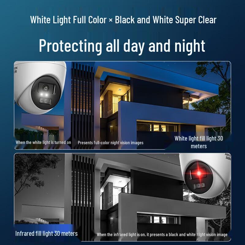 

Hikvision 4MP Full-Color PoE Dome IP Camera with Intercom