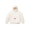 Micro Down Half Zip Hooded Pullover 'Black White' Men's SUP-FW23-132