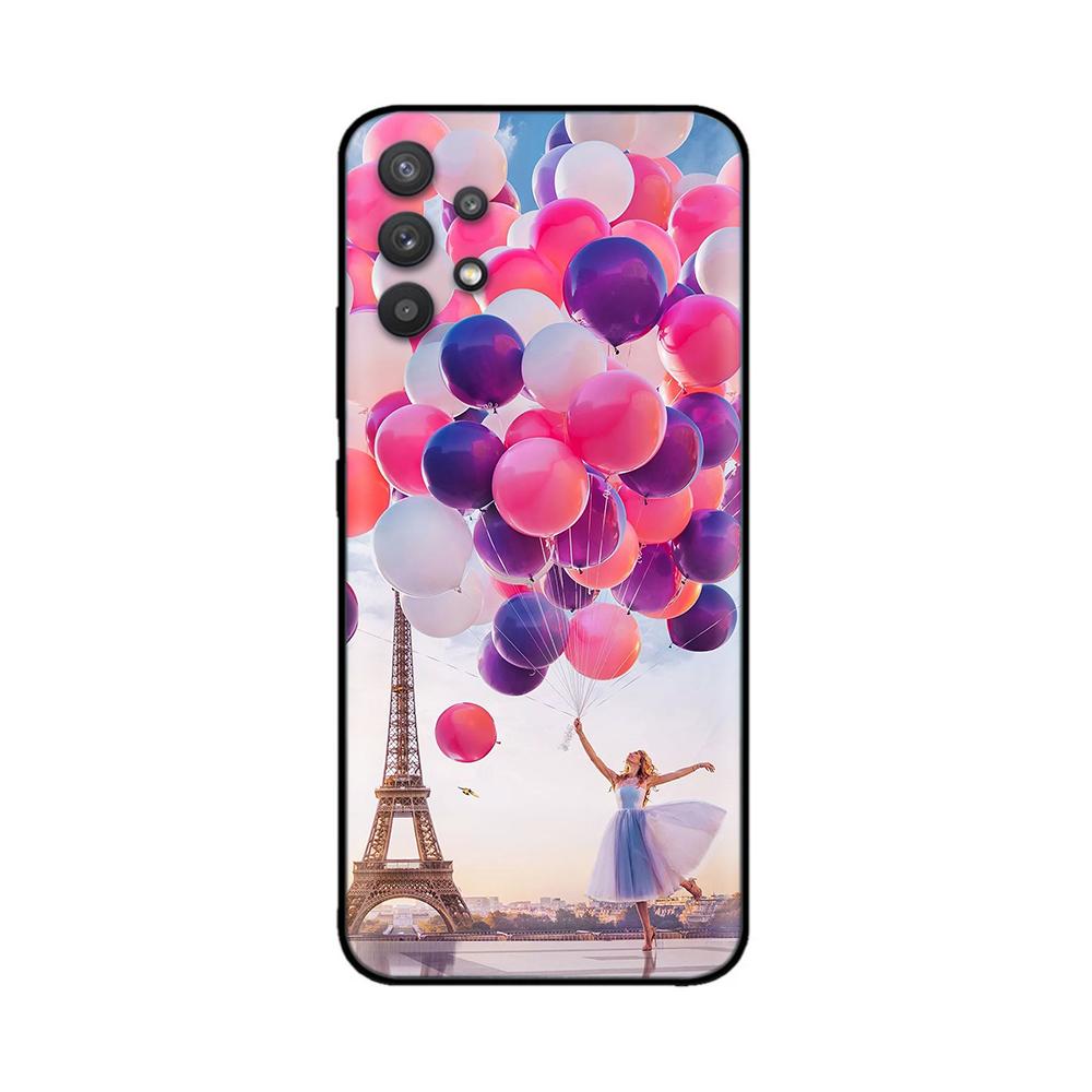 For Samsung A32 Case Soft Black Silicone Phone Back Cover for Samsung Galaxy A32 4G A325 A 32 5G A326 Case Fundas Coque Bumper
