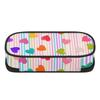 Pen Case Neat Design Scratch Resistant Polyester Zipper Closure with Main Compartment Mesh Pocket and Pen Slots for Boys Girls
