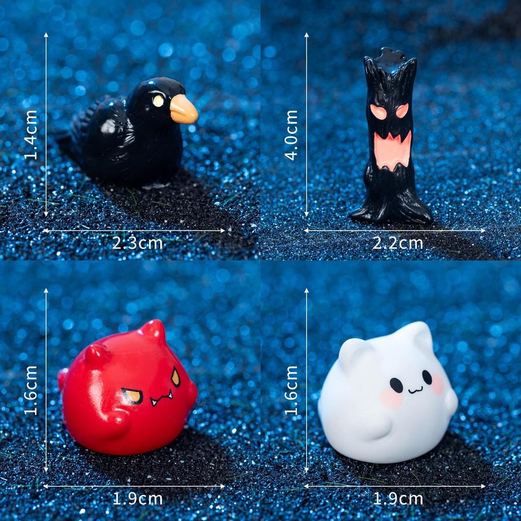 Terror Crow Tree And Ghost Halloween Resin Ornament For Festival Decor Home