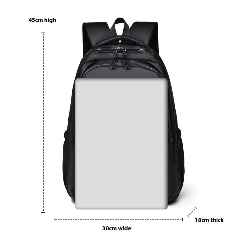 Men's Casual Simple Backpack, 15.6-inch Computer Bag, Large Capacity, Multiple Pockets, Splash-proof, Student Backpack,