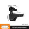 Verstellbare Mattschwarze Glas-Schnabelklemmen (5er-Pack)