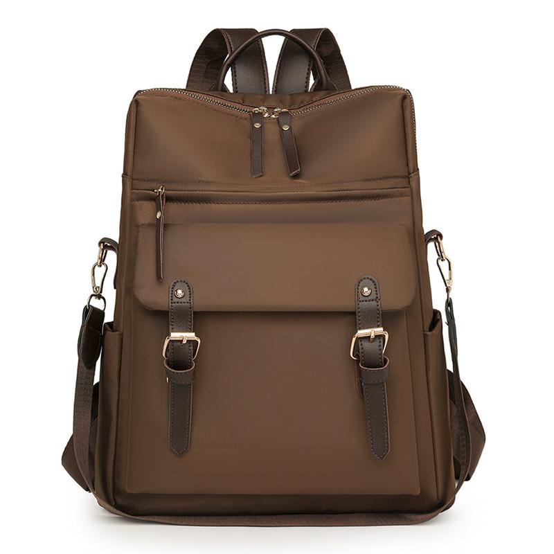 IELGY Black Large Capacity Backpack Trendy Casual 47cm Computer Bag
