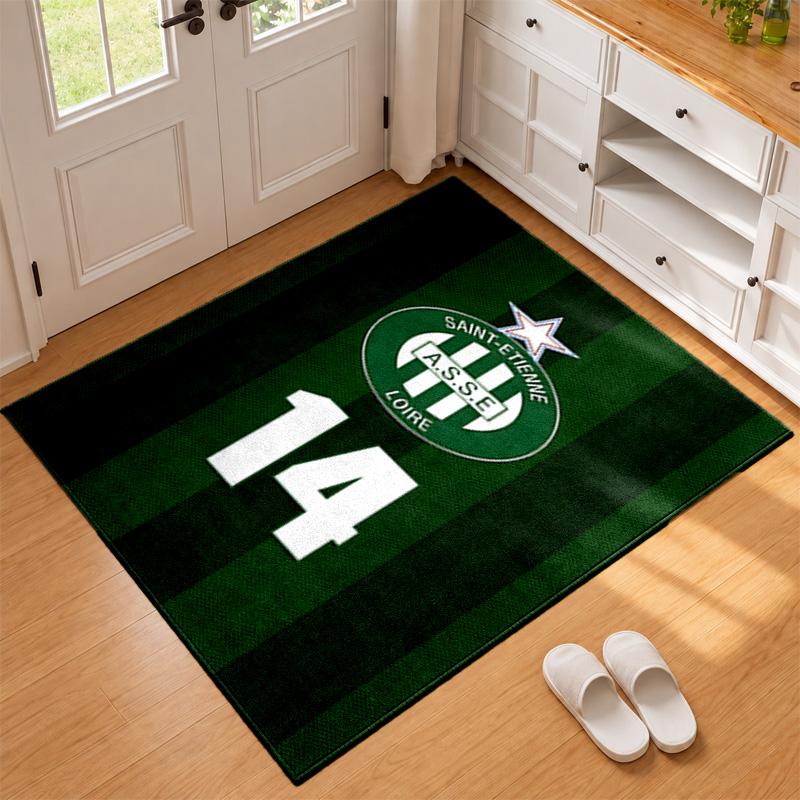 AS Saint Etienne Carpet Door Mat for Living Room or Bedroom Protective Mat Under Chair Office Decoration Christmas Gift Birthday Present
