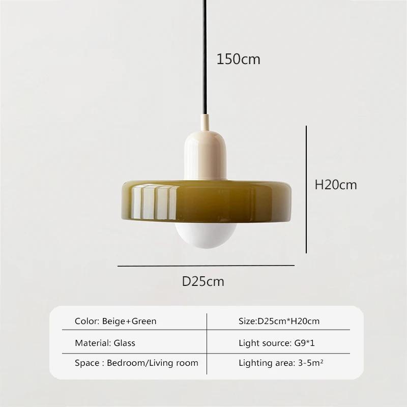 Nordic Pendant Light Glass Home Decorative Lamp For Living Room Restaurant Bedroom Study Indoor Hanging Illumination Luminaires