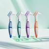 Colorful Double-Headed Denture Cleaning Brush - Daily Necessity.