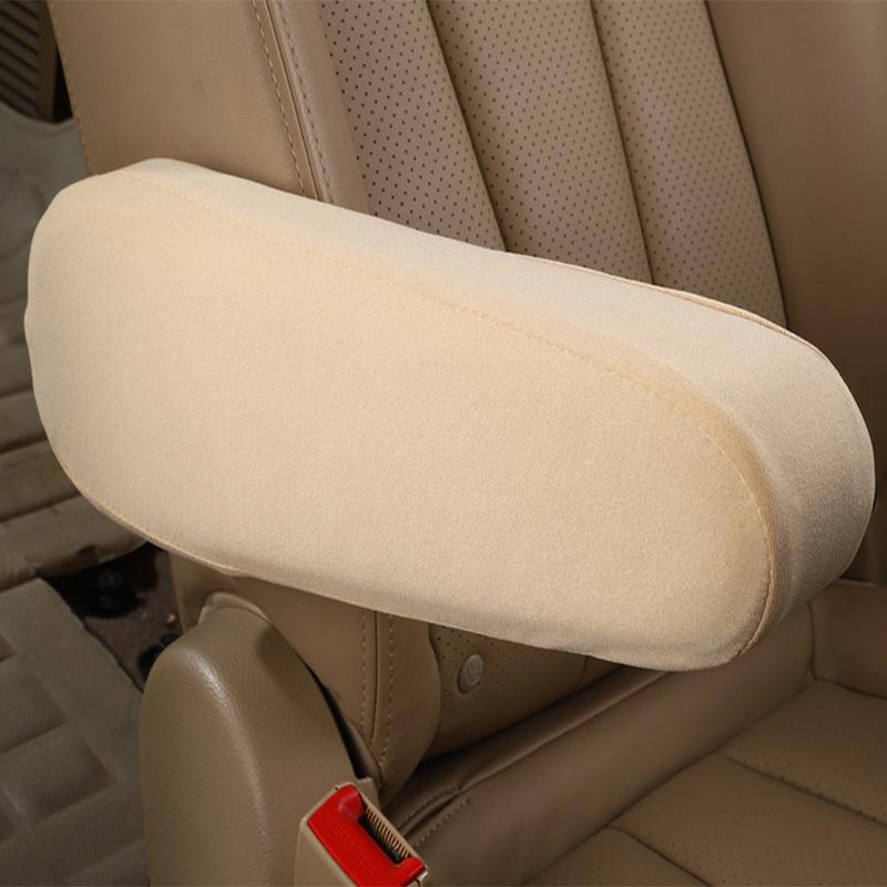 

1 шт. Новый эластичный тканевый эластичный ремень защита износостойкий полный чехол на подлокотник автомобиля одинарный универсальный Polyester&Four Seasons бежевый