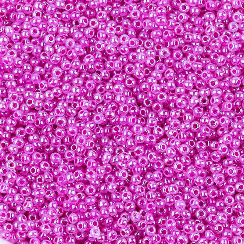 2mm Cream Imitation Jade Glass Seed Beads for DIY Jewelry