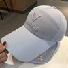 Men's & Women's Trendy Spring/Summer Baseball Cap with Retractable Brim and Mesh Design for Sun Protection