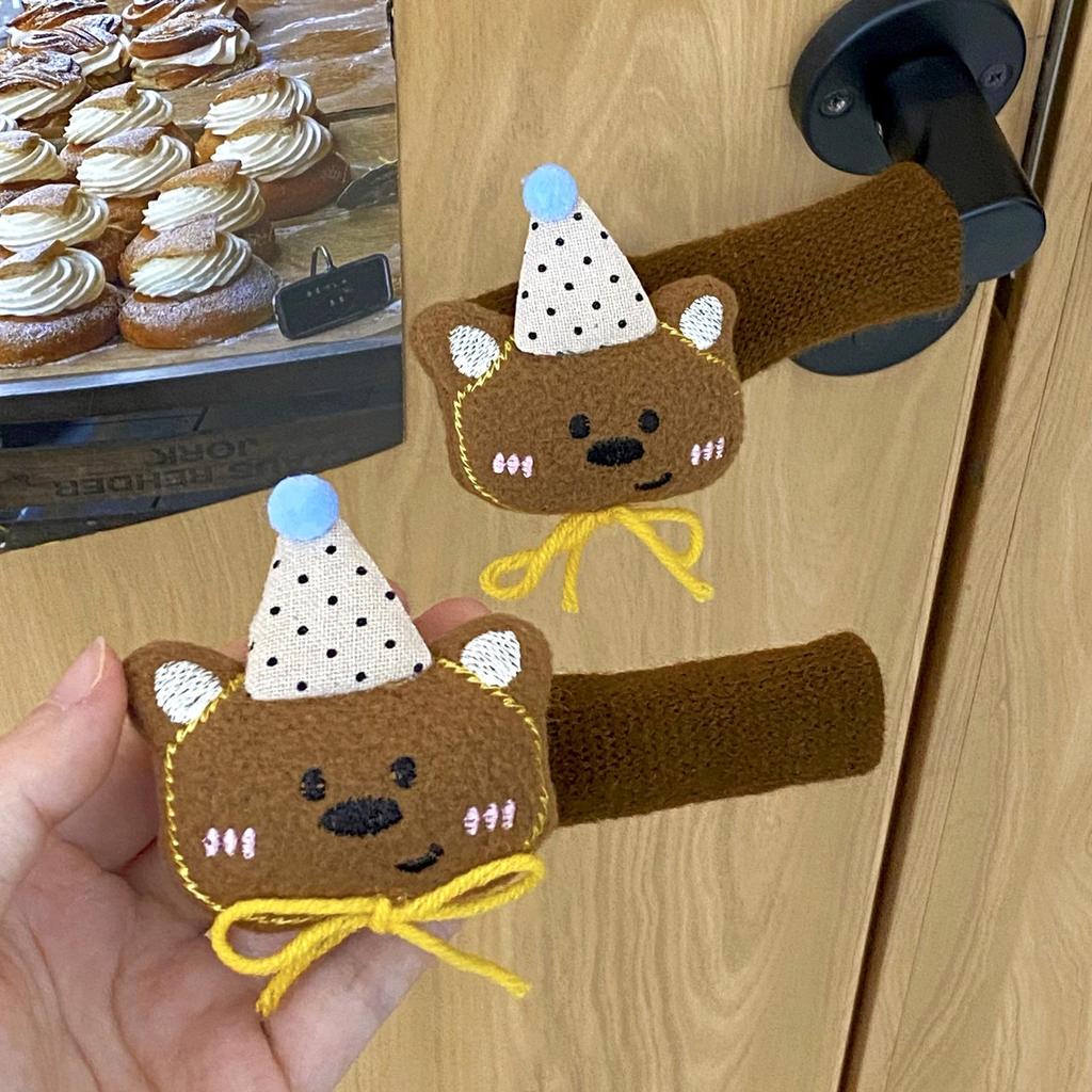 Cartoon Cat Anti-static, Anti-collision Door Handle Protector for Living Room