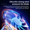 Laptop Radiator Cooler Stand Digital Display Height Adjustable Low Dynamic Lighting Noise Portable Notebook Gaming Cooling Pad Slim