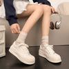 Thick-soled Lightweight Little White Shoes Women's 2025 New Spring Height-increasing Casual Shoes Versatile Muffin Sports Board Shoes Women's Shoes