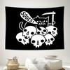 Gothic Tapestry Black Cat Halloween Decor Room Divider Wall Hanging Spooky Home Decor Witchy Aesthetic Room Decor Dark Academia
